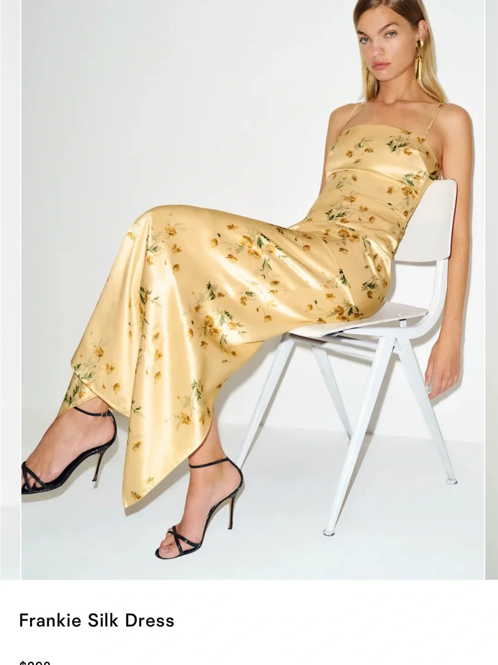 Reformation Frankie Silk Dress - Picture 2 of 9